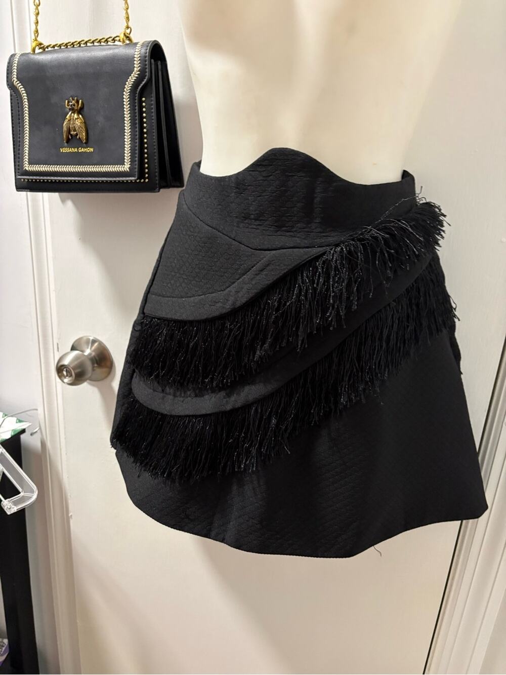 Y2K Nokara boutique fringe shorts
